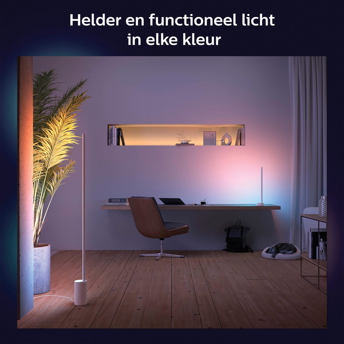 Philips Hue Gradient Signe vloerlamp - White and Color Ambiance - wit - Bluetooth — afbeelding 5