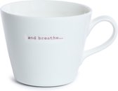 Keith Brymer Jones Bucket mug - Beker - 350ml - and breathe... -