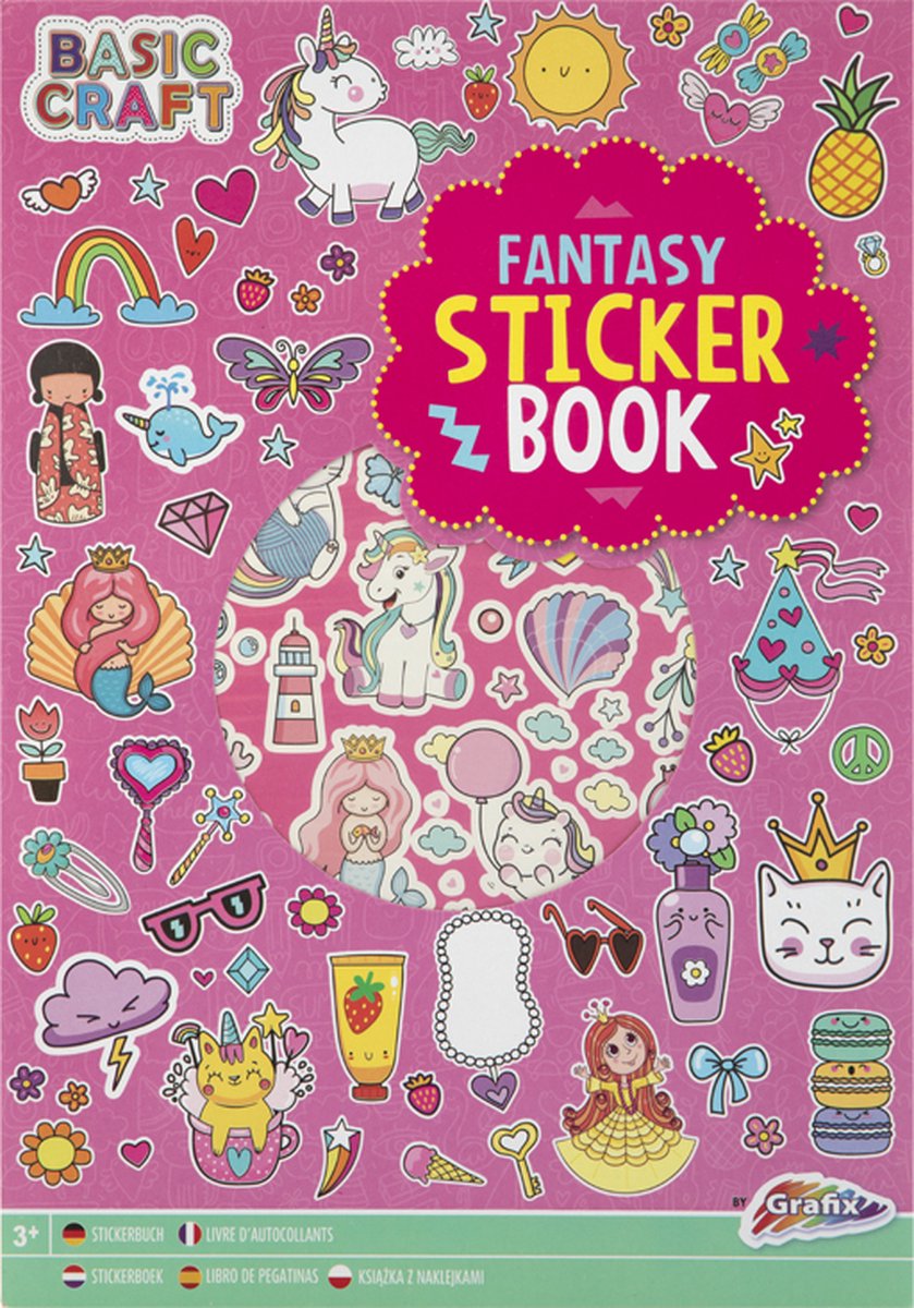 Stickerboek voor Kinderen 3pcs - Stickers Kinderen Knutselen - Stickers Meisjes - Creatief met Stickers Kids - Geschikt als beloningsstickers — afbeelding 7