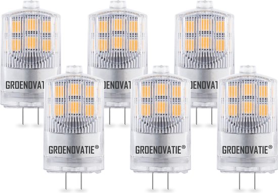 Groenovatie G4 LED Lamp - 2W - Warm Wit - 360D - 6-Pack