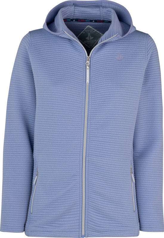 BJØRNSON Noorra Sweatvest Dames - 4 Seizoenen - Hoodie - Maat 36 - Lavendel