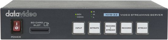 Datavideo Nvs-33 H.264 Video Streaming Encoder and Mp4 Recorder - Datavideo