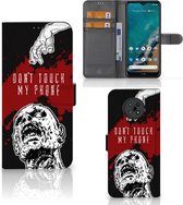 GSM Hoesje Nokia G50 Book Case met Pasjeshouder Zombie Blood