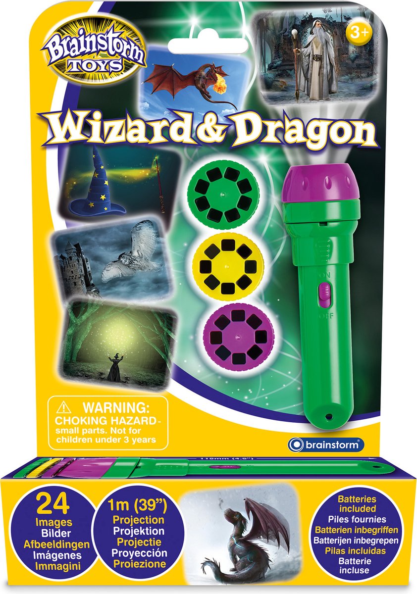 Brainstorm Toys - Wizard & Dragon Torch zaklampprojector