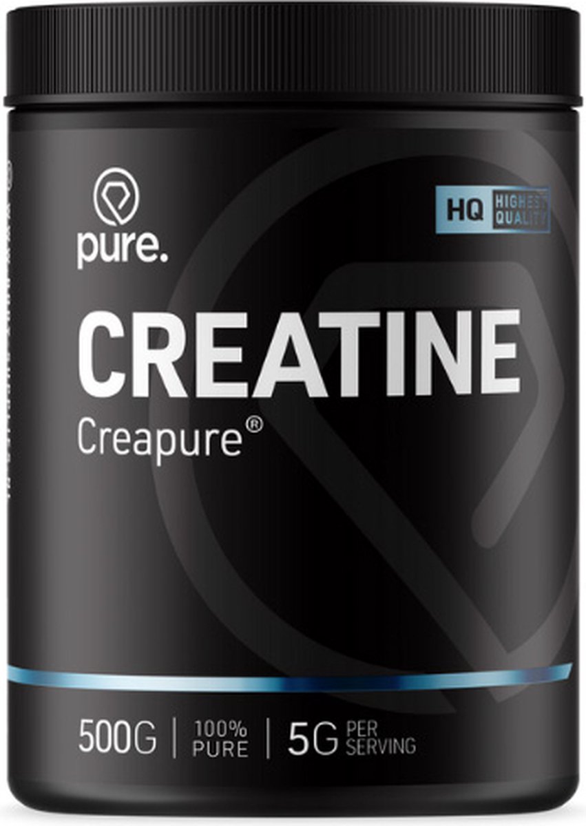 Goedkoopste Pure. Creatine (Creapure®) - 500gr - hoogste kwaliteit - spieropbouw en prestaties - sport & fitness