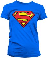 Superman logo t-shirt dames Xl