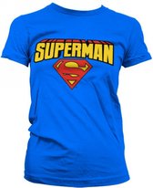 Superman verkleed T-shirt dames - DC Comics XL