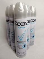 Rexona Deodorant - Crystal Clear Aqua - 24H - Anti - Transpirant - 0% Alcohol - 75 ml - Handtasmodel - Voordeel Set 6 Stuks