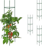 Relaxdays plante support plantes grimpantes - lot de 4 - tomate support - vine aid tomate plant