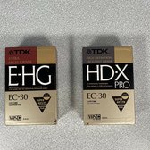 TDK HD-X PRO EC-30 Videocassette (2 Pack)