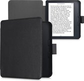 kalibri hoes geschikt voor Kobo Libra 2 - Leren beschermhoes voor e-reader in zwart
