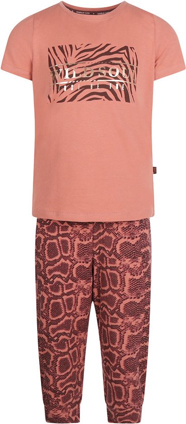 Charlie Choe meisjes pyjama Wild Soul snakeprint Blushed Terra