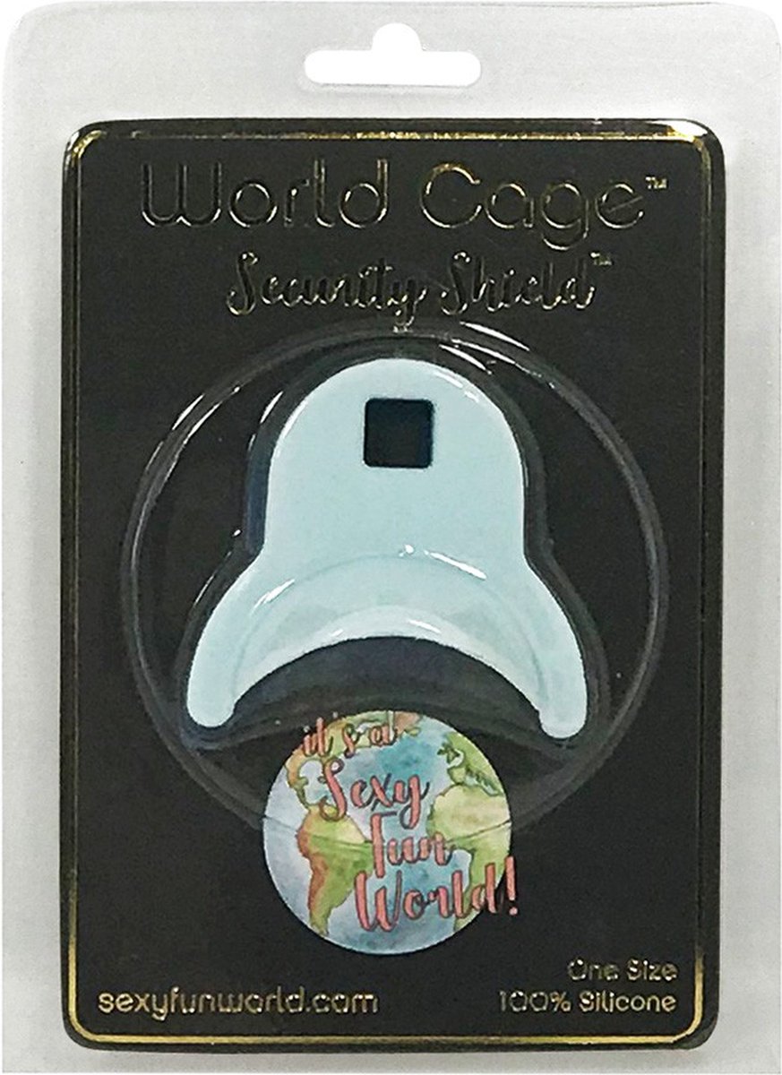 Goedkoopste World Cage - Kuisheidskooi Siliconen Anti-terugtrek-schildje