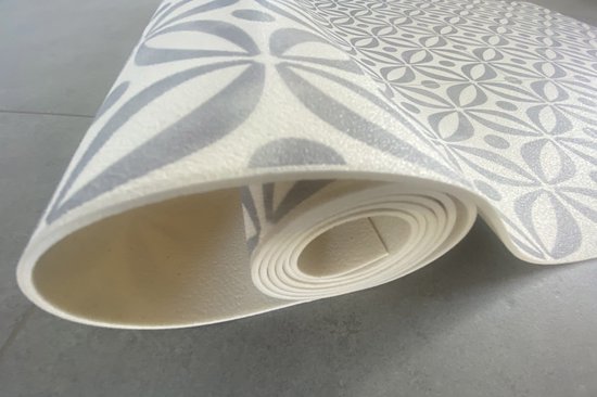 Keukenloper - Loper keuken - Bloemen - Mozaïek - Design - 180x60 cm