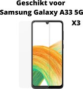 samsung galaxy A33 5G 3x screen protector tempert glas 3mm