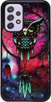ADEL Siliconen Back Cover Softcase Hoesje Geschikt voor Samsung Galaxy A33 - Uil