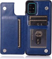 ShieldCase Samsung Galaxy A71 wallet case - blauw