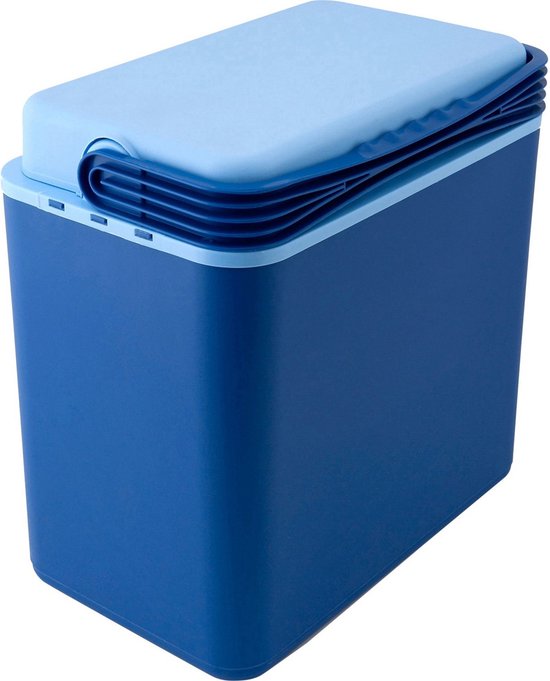 Cosy & Trendy Koelbox donkerblauw - 24 liter - 39 x 25 x 40 cm - incl. 2 koelelementen van Merkloos — afbeelding 2