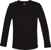Link Kids Wear baby T-shirt met lange mouw - Zwart - Maat 86-92
