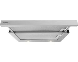 Inventum AKV6004RVS - Vlakscherm afzuigkap - 60 cm - 325 m3/h - 3 standen - RVS
