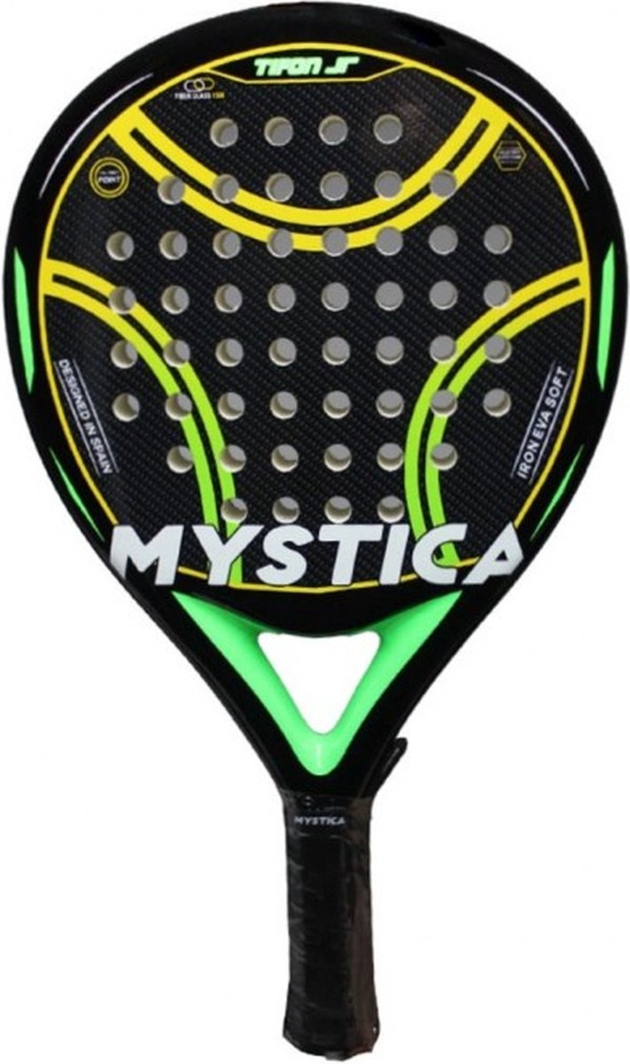 Mystica Tifon JR Junio Padel racket - geel-groen