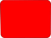 Muismat Rood Rubber - Hoge kwaliteit Muismat- Muismat gedrukt op polyester - 25 x 19 cm - Antislip muismat - 5mm dik