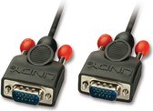 LINDY 31440 VGA-kabel VGA Aansluitkabel VGA-stekker 15-polig, VGA-stekker 15-polig 1.00 m Zwart