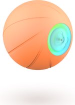 Cheerble Wicked ball 2.0 - Slimme interactieve zelf rollende bal voor honden - 3 speelmodi - - honden speelgoed - hondenspeeltjes - USB oplaadbaar - Oranje