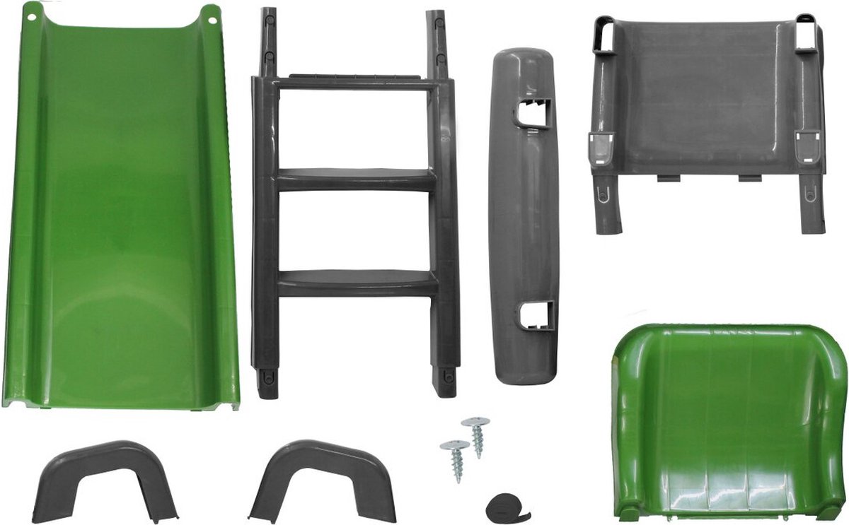 Jamara Fendt Glijbaan - Voor Peuters - 145 X 59 X 79 cm - Groen/grijs — afbeelding 6