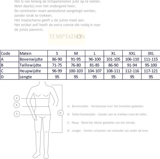 Temptation Ladies Bigshirt robe de nuit chemise de nuit rose TPNGD1801A Tailles: L