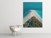 Beach Plexiglas Schilderij - 100 x 150 cm - Plexiglas Wall Art - Strand - Full Color Druk - 5 mm Dik - Met Ophangsysteem