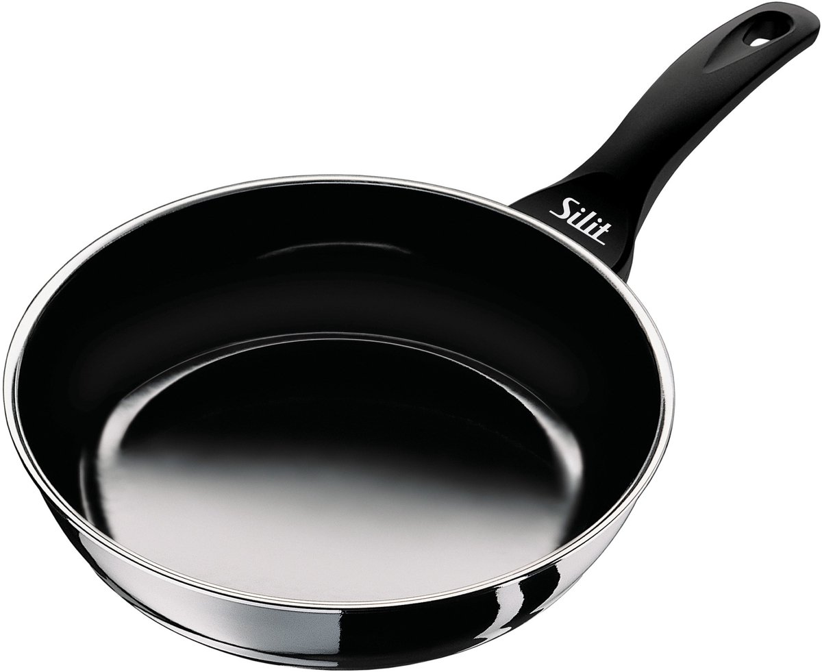 Silit Professional Koekenpan 24 cm Silargan Inductie Zwart