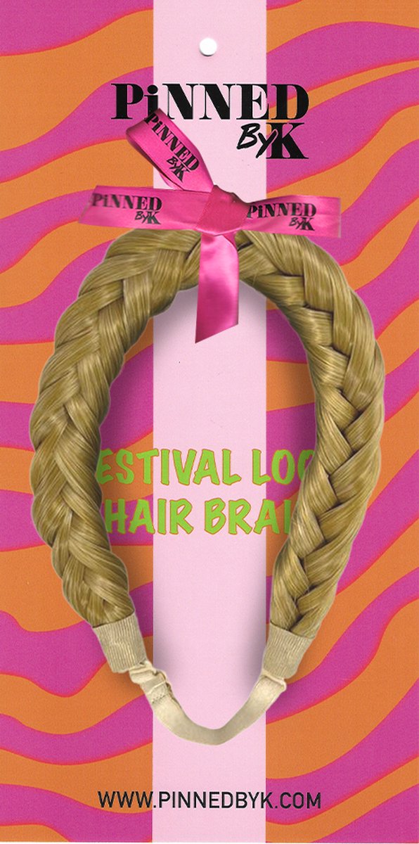Pinned By K - Hair Braids - Honey Blonde - Festival Look - Haarband - Haarvlecht