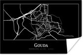 Poster Gouda - Kaart - Stadskaart - Plattegrond - 60x40 cm