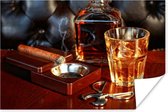 Affiche Whisky - Bouteille - Carafe - 60x40 cm