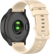 Siliconen bandje - geschikt voor Xiaomi Watch S1 (Active)/Watch S1 Pro - beige