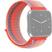 Bracelet en nylon (orange), adapté pour Fitbit Versa & Fitbit Versa 2