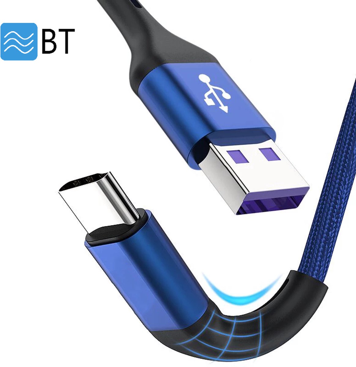 Xbox Series X & S Oplaadkabel - laadkabel controller 2 meter - Fast charger voor de Xbox - Supersnel laden met de oplaadkabel van BT®