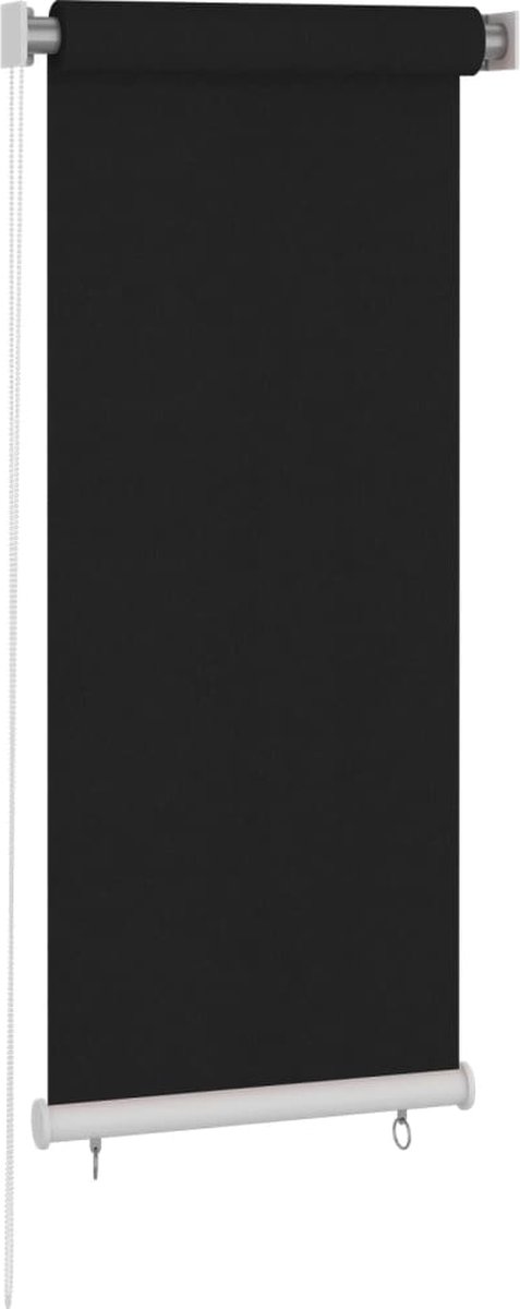 VidaLife Rolgordijn voor buiten 60x140 cm zwart