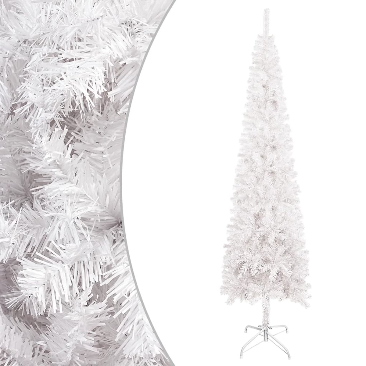 VidaLife Kerstboom smal 180 cm wit