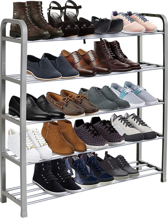 Schoenenrek - schoenenkast - voor het opbergen van schoenen - ruimtebesparend - voor veel paar schoenen 71 x 18 x 76 cm