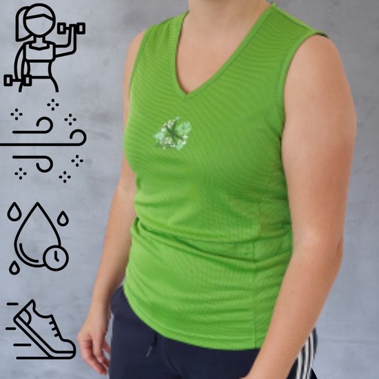 Killtec Siri Tanktop- Ademende stof- Hogekwaliteit stof-  Sportshirt- Hardloopshirt -