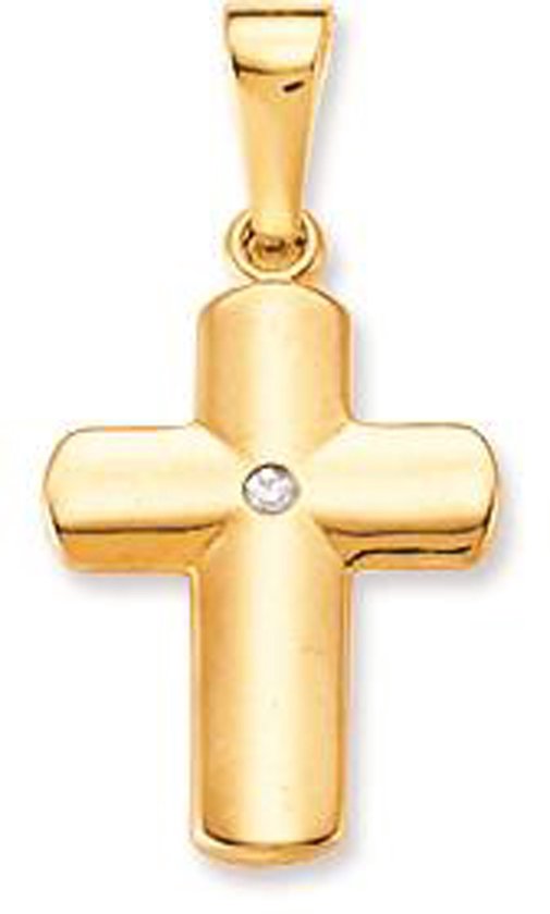 Glow Gouden Kruisjes 23 x 11.5 mm - Glanzend - Diamant | bol.com