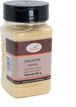 Tuana Kruiden - Gelatine Pure Poeder 200 gram Halal - Rund gelatine-