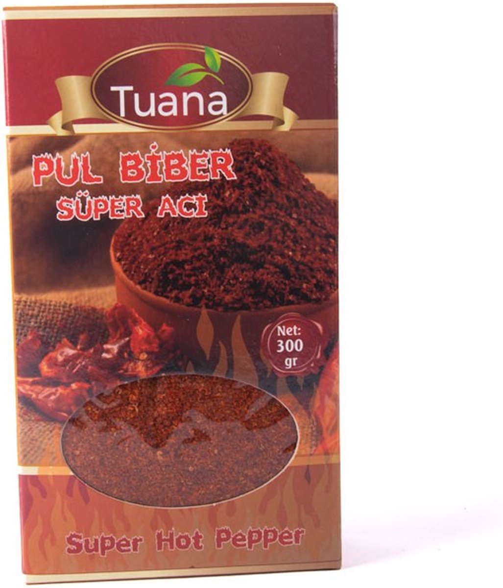 Goedkoopste Tuana Kruiden - Ultra Pittig Chili 300 G- Super Aci Pulbiber - GP3030