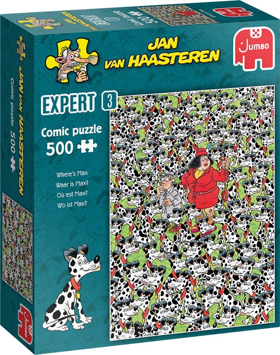 Afbeelding van Jan van Haasteren Expert 3: Waar is Max? - 500 stukjes speelgoed