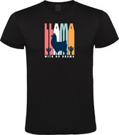 Klere-Zooi - Llama With No Drama - Heren T-Shirt - S