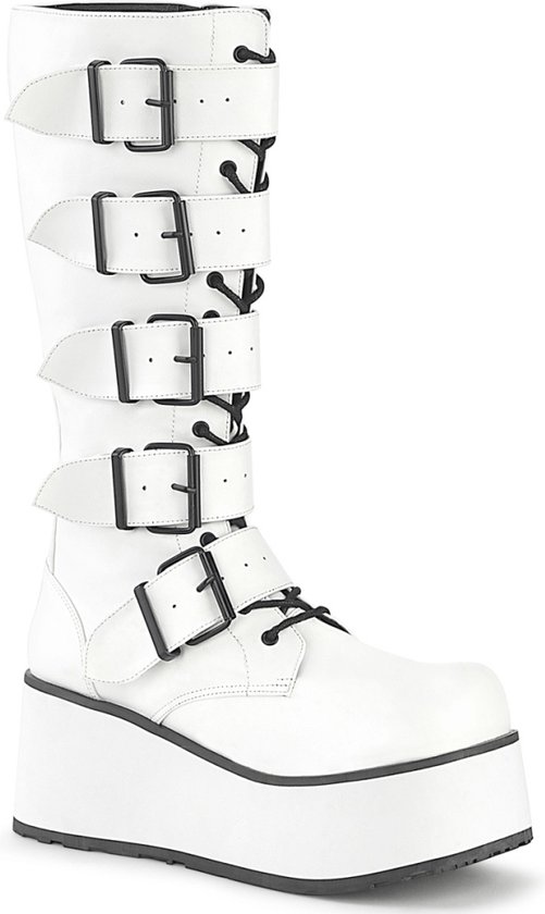 Demonia Platform Bottes femmes -41 Chaussures- TRASHVILLE-518 US 9 Wit