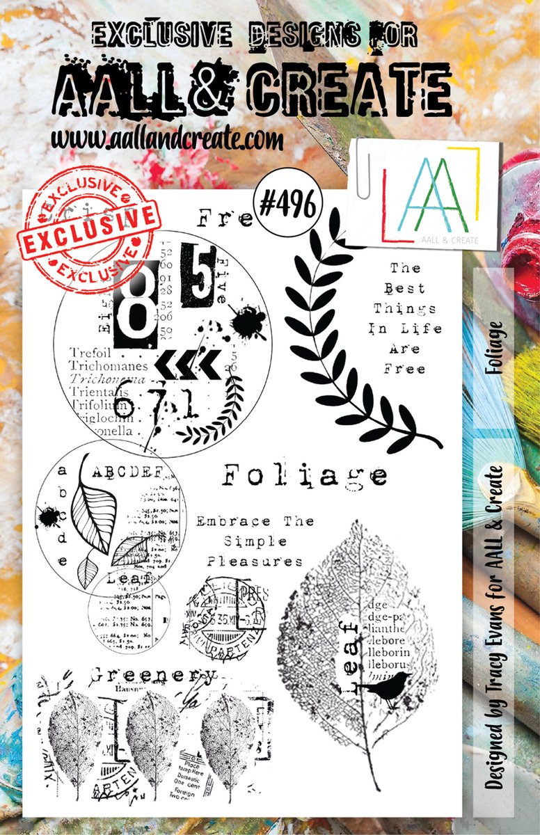 AALL & Create Stamp Foliage AALL-TP-496 14,6x20cm