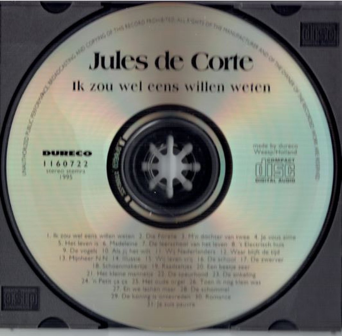 Jules de Corte Ik zou wel eens willen weten, Jules de Corte CD (album) Muziek bol Jules de Corte Ik zou wel eens willen weten, Jules de Corte CD (album) Muziek bol